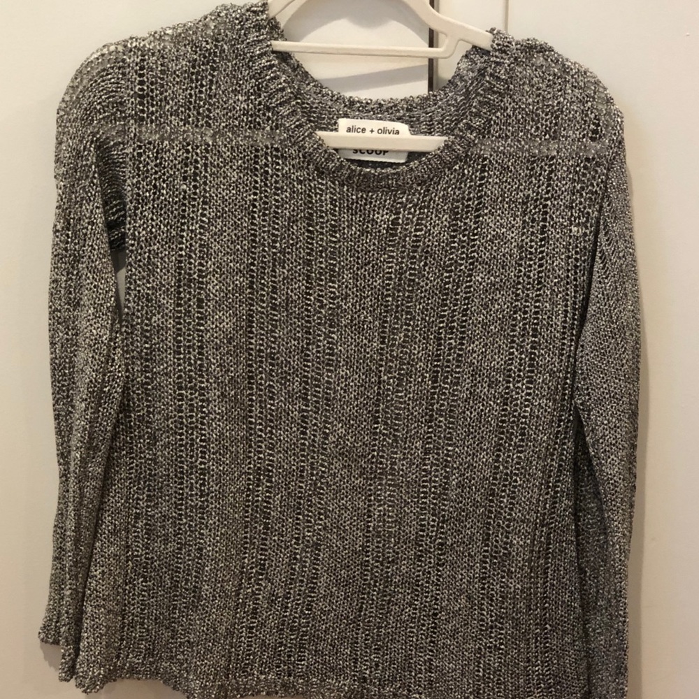 Alice and Olivia Gray Sweater